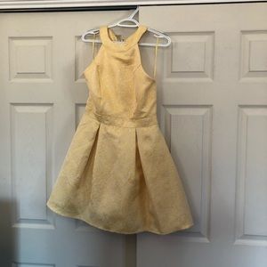 Beauty and the Beast knee length yellow dress